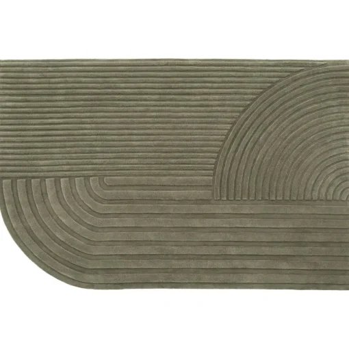 Relevo Wool Rug Off-white, 170x240 cm