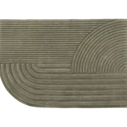 Relevo Wool Rug Off-white, 170x240 cm