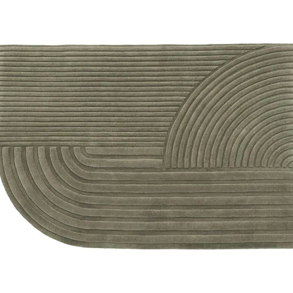 Relevo Wool Rug Off-white, 170x240 cm