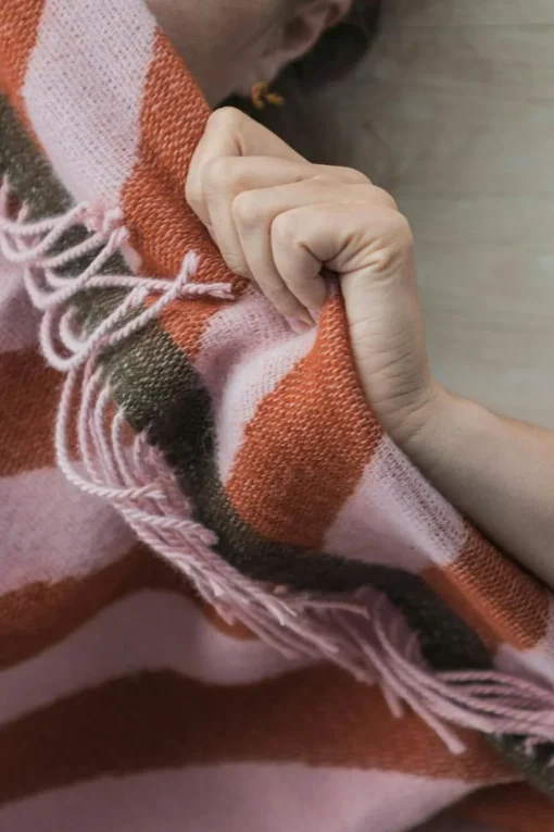 RETRO Throw 125x170 cm, Brown