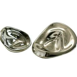 Ripple Knob Wall Hook 9 cm, Silver