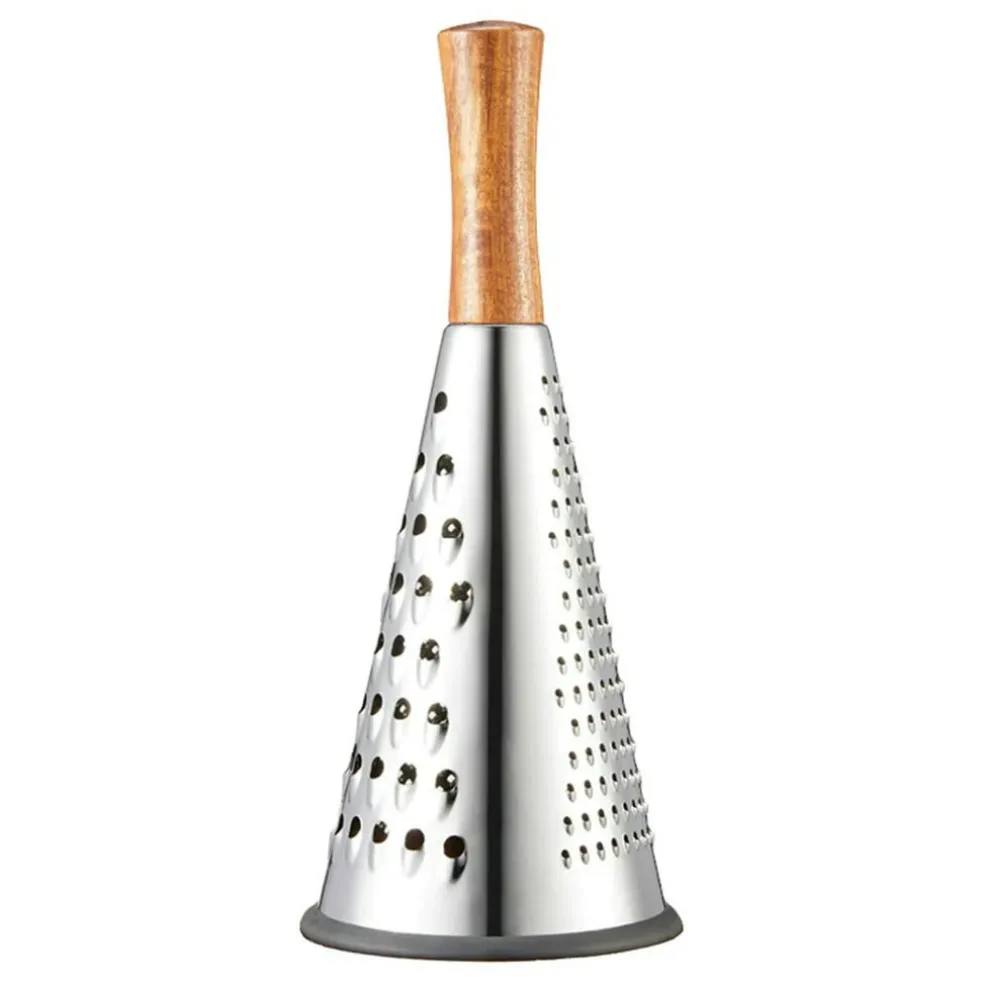 Rita Grater, Stainless Steel/Acacia wood