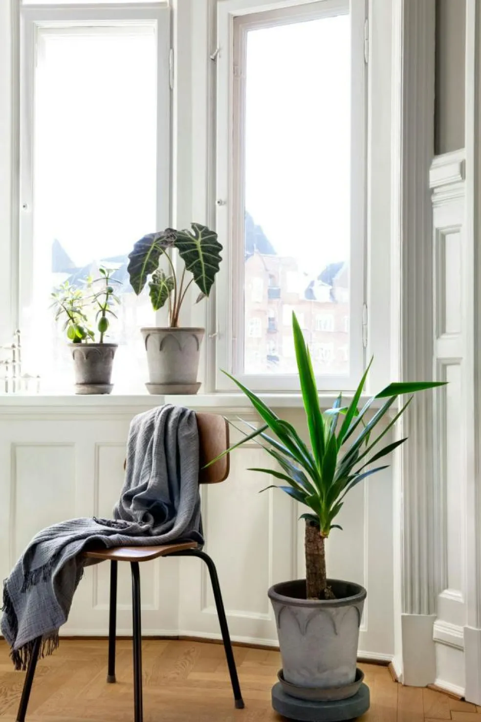 Rolling Stones Plant Trolley Ø35 cm, White