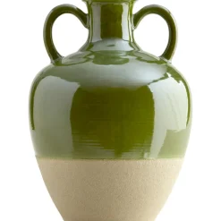 Rosalba Vase 33 cm, Cream / Green