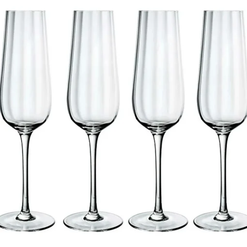 Rose Garden Champagne Glass 4-pack