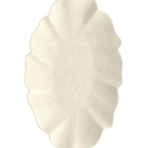 Ruffle Platter 55,5 cm, Off-white