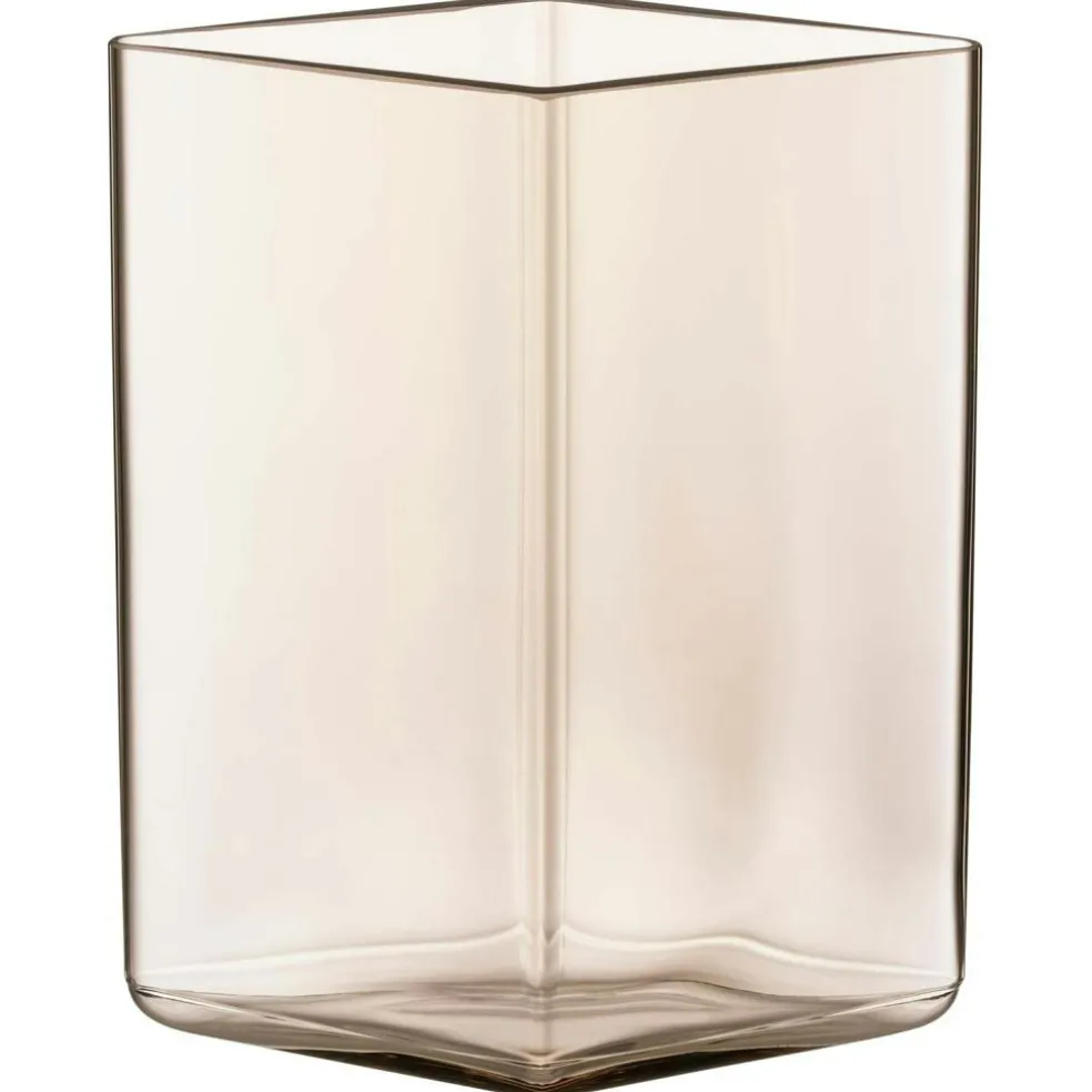 Ruutu Vase 11,5x14 cm, Linen