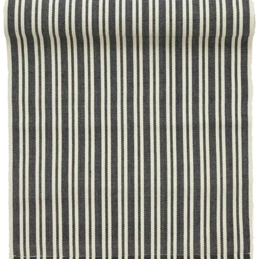 Sammie Table Runner 35x120 cm, Black/Off-white
