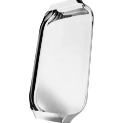 Serving Tray 25x43 cm, Polished Steel