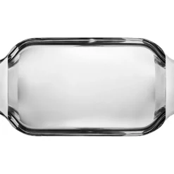 Serving Tray 25x43 cm, Polished Steel