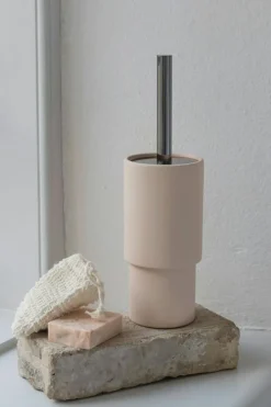 Shades Toilet Brush Holder, Nougat