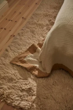 Shaggy Rug Dark Beige, 180x270 cm