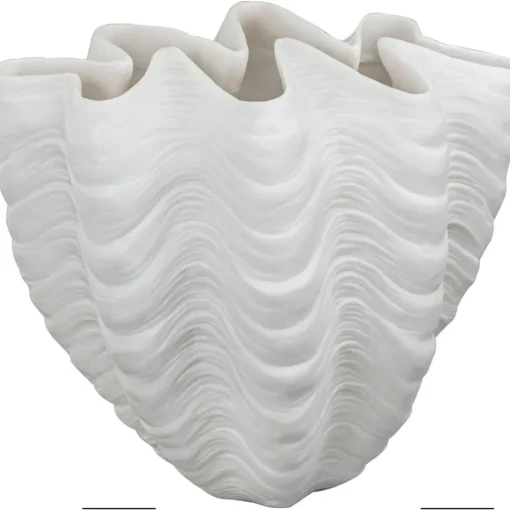 Shell Vase Off-white, 22 cm