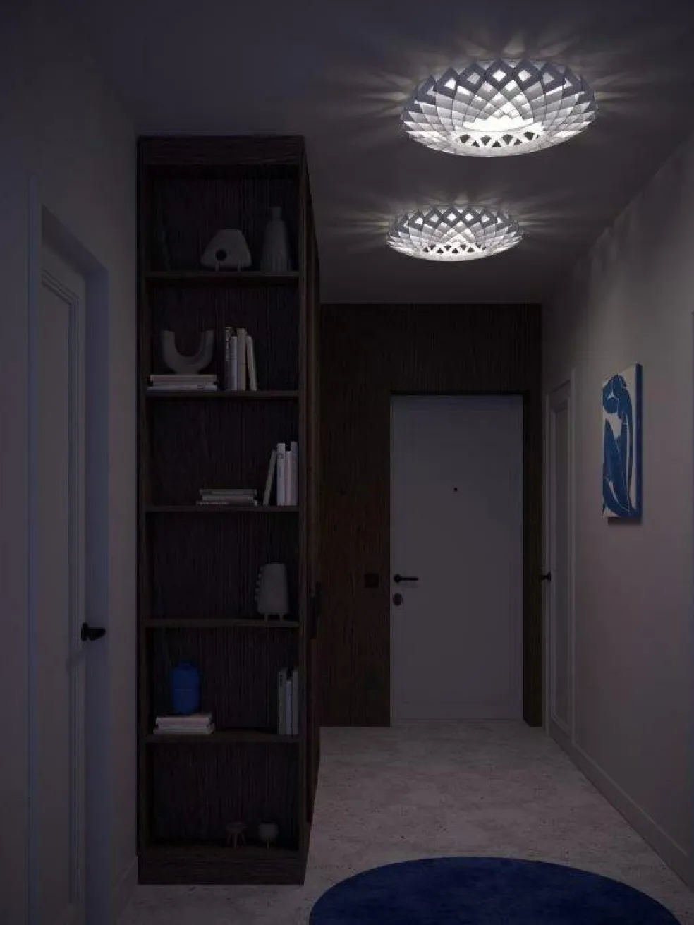 Signature P65 Ceiling Lamp, Brown