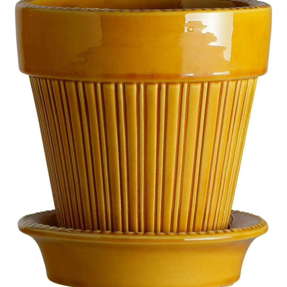 Simona Pot Yellow, 16 cm
