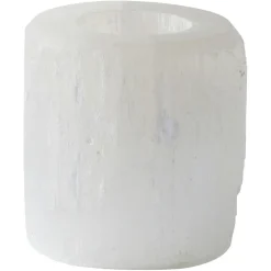 Slow Candle Holder White, 12 cm