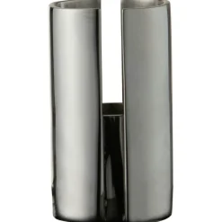 Sol Candlestick H4,8 cm, Silver