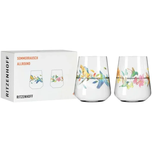Sommertau Drinking Glasses 50 cl 2-pack, #1 & 2