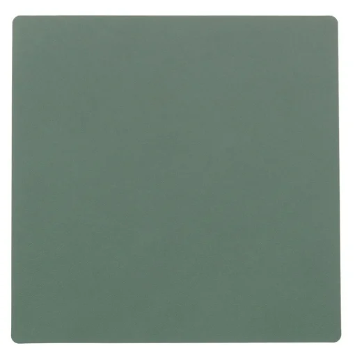 Square Glass Mat Nupo 10x10 cm, Pastel Green