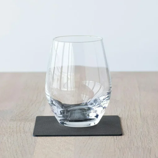 Square Glass Mat Nupo 10x10 cm, Pastel Green
