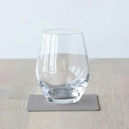 Square Glass Mat Nupo 10x10 cm, Pastel Green