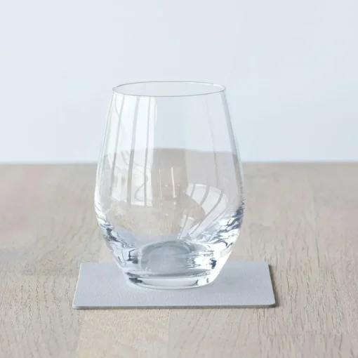 Square Glass Mat Nupo 10x10 cm, Pastel Green