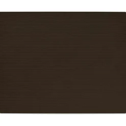 Square L Corduroy Placemat, Black