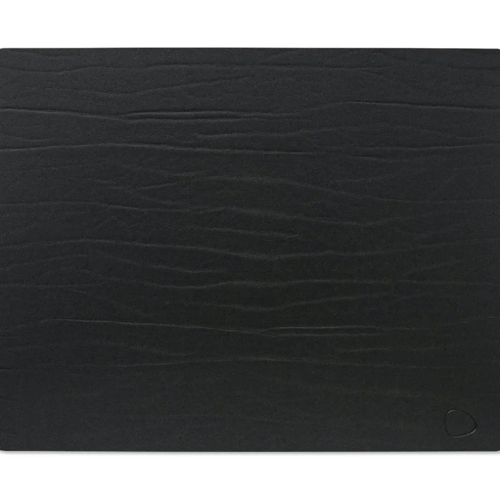 Square L Table Mat Buffalo, 35x45 cm, Black