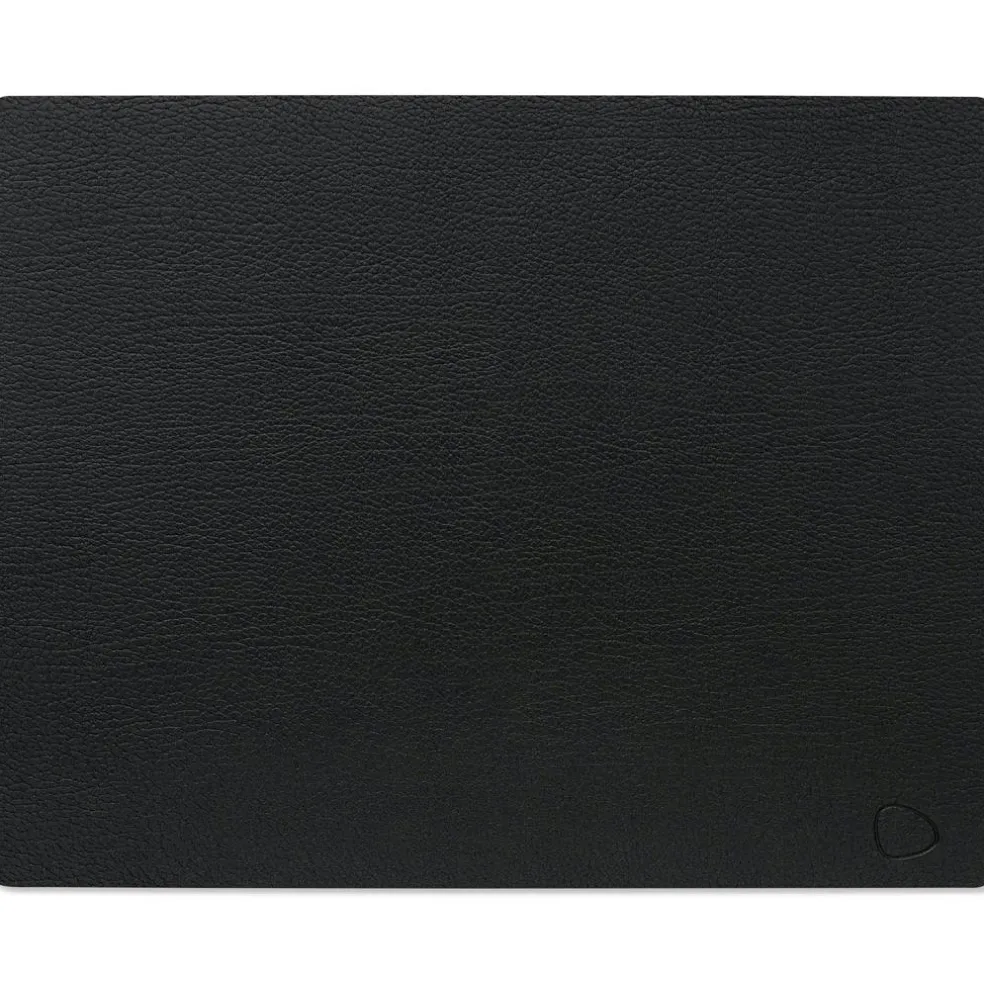 Square L Table Mat Bull, 35x45 cm, Black