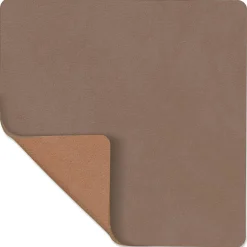 Square Reversible Coaster 10x10 cm, Dark Green/Olive