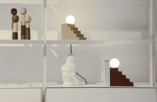 Stair Table Lamp, Mello Yellow