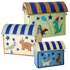 Storage Basket 3 Pieces Party Animal, Pink