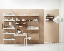 String Magazine Shelf 30x58 cm, Grey