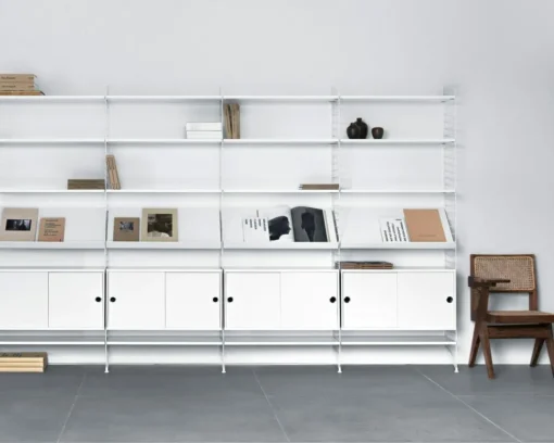 String Magazine Shelf 30x58 cm, Grey