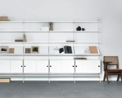 String Magazine Shelf 30x58 cm, Grey