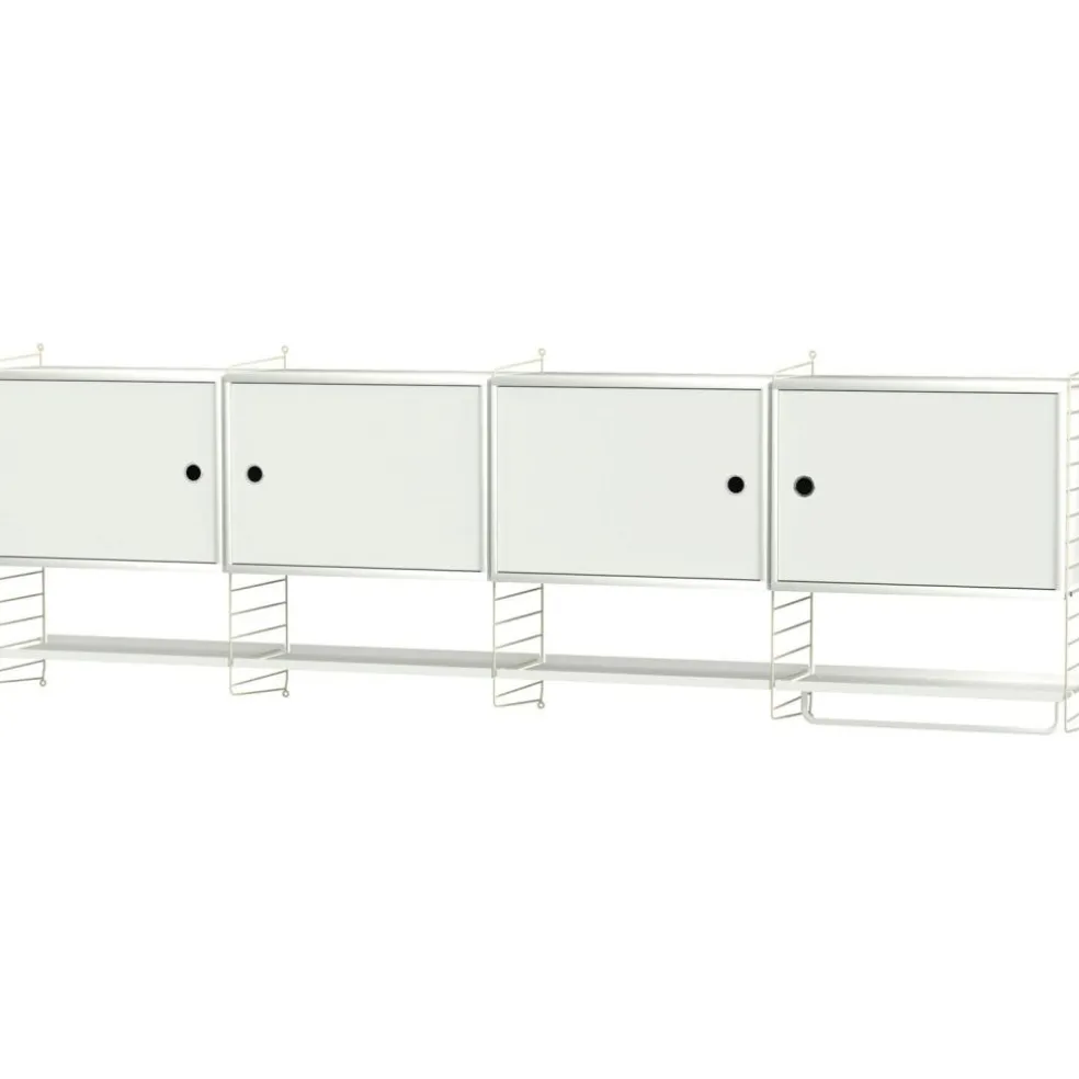 String Shelf Combination K Kitchen, White
