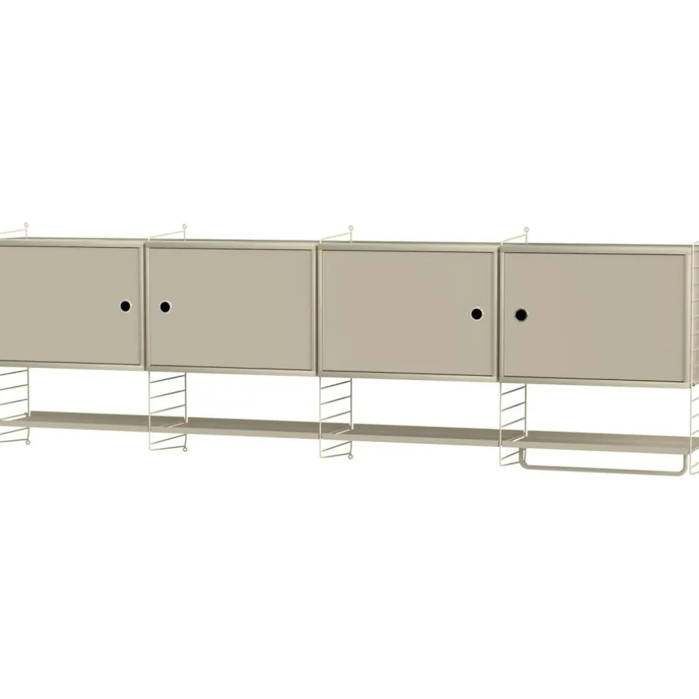 String Shelf Combination K Kitchen, White