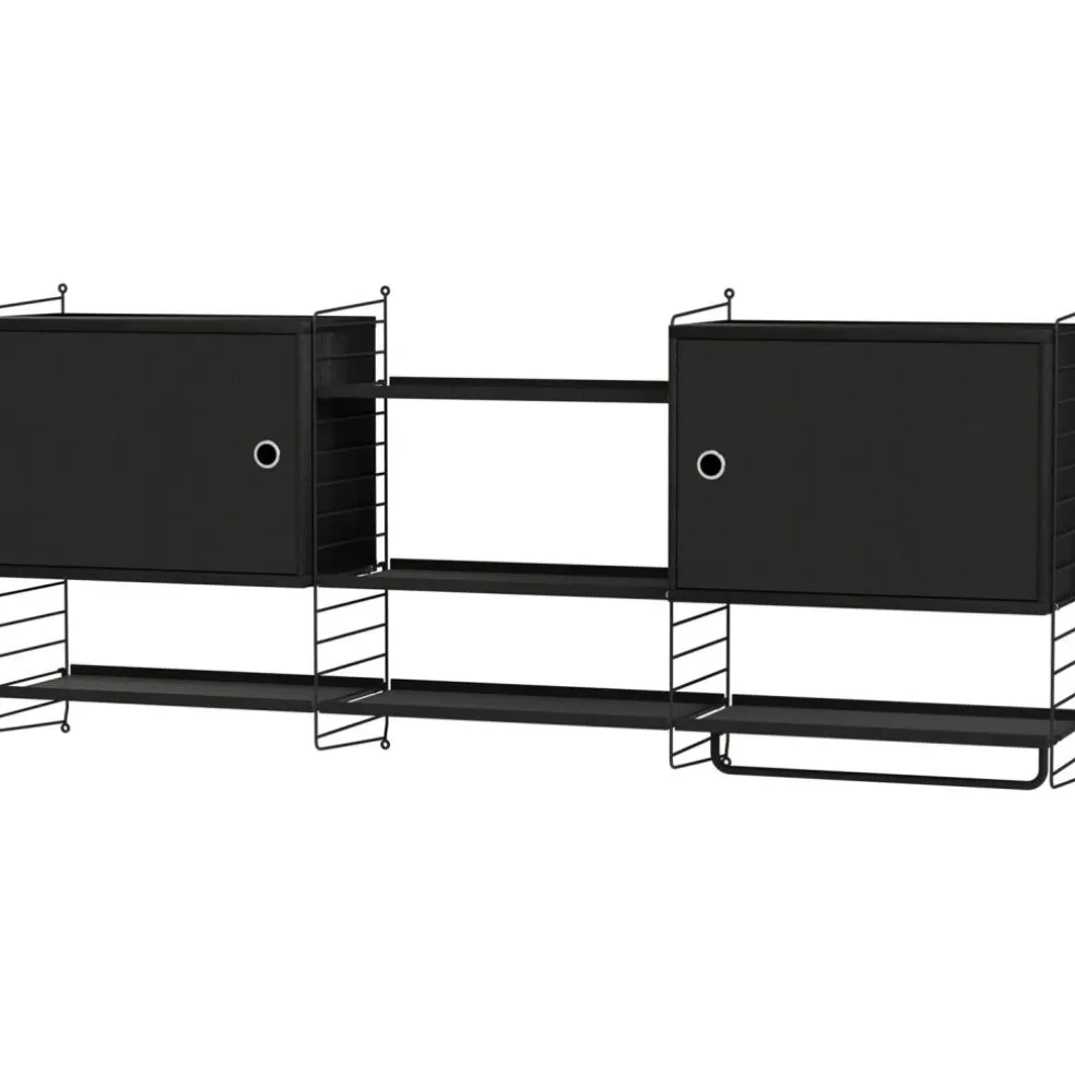 String Shelf Combination M Kitchen, White