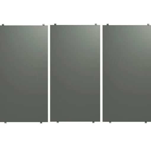 String Shelves 3-pack 58x20 cm, Black Ash