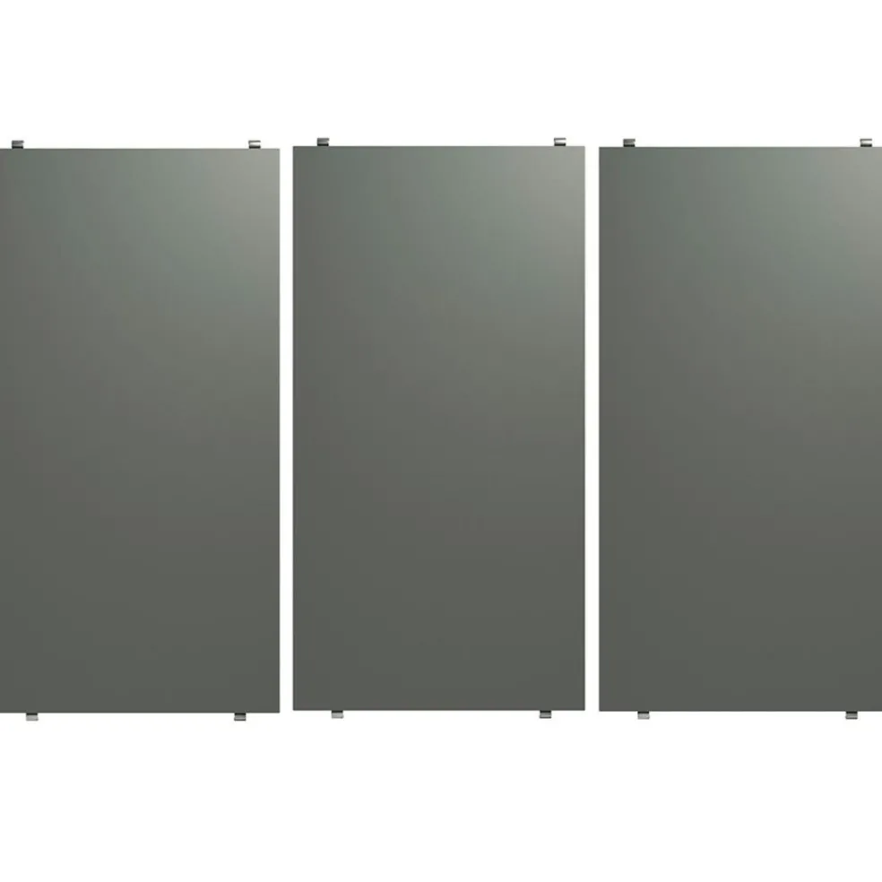 String Shelves 3-pack 58x20 cm, Black Ash