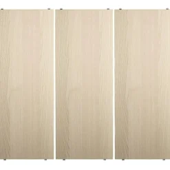String Shelves 3-pack 58x20 cm, Black Ash