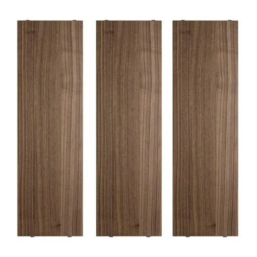 String Shelves 3-pack 58x20 cm, Black Ash