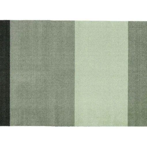 Stripes Rug Light Green / Dark Green, 90x130 cm
