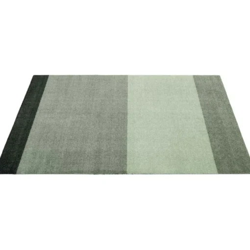Stripes Rug Light Green / Dark Green, 90x130 cm