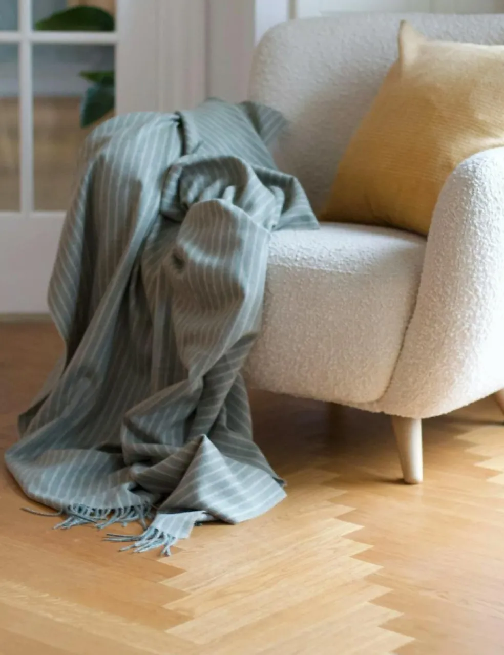 Stripes Throw 130x200 cm, Green