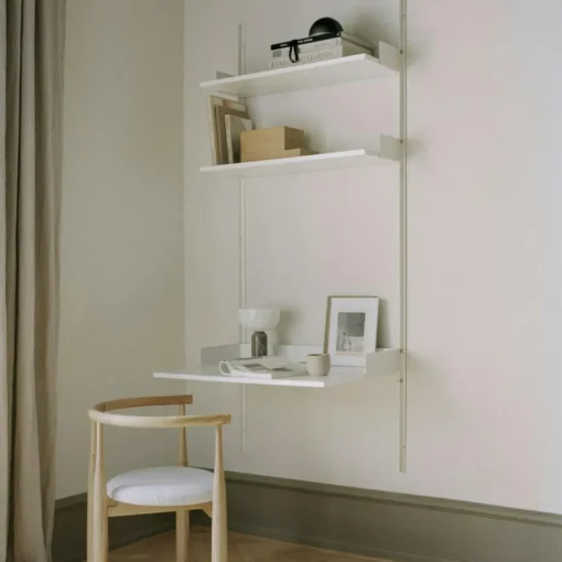 Study Shelf, Black / Oak