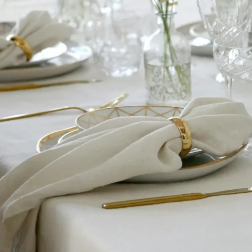 Sunshine Tablecloth 145x330 cm, Oatmeal