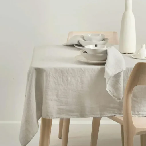 Sunshine Tablecloth 145x250 cm, Ash