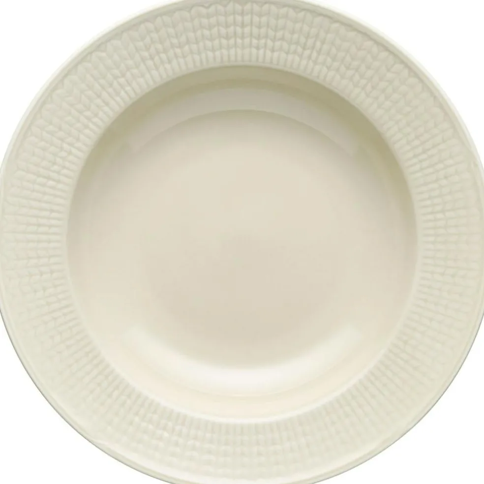 Swedish Grace Deep Plate 25 cm, Snow (White)
