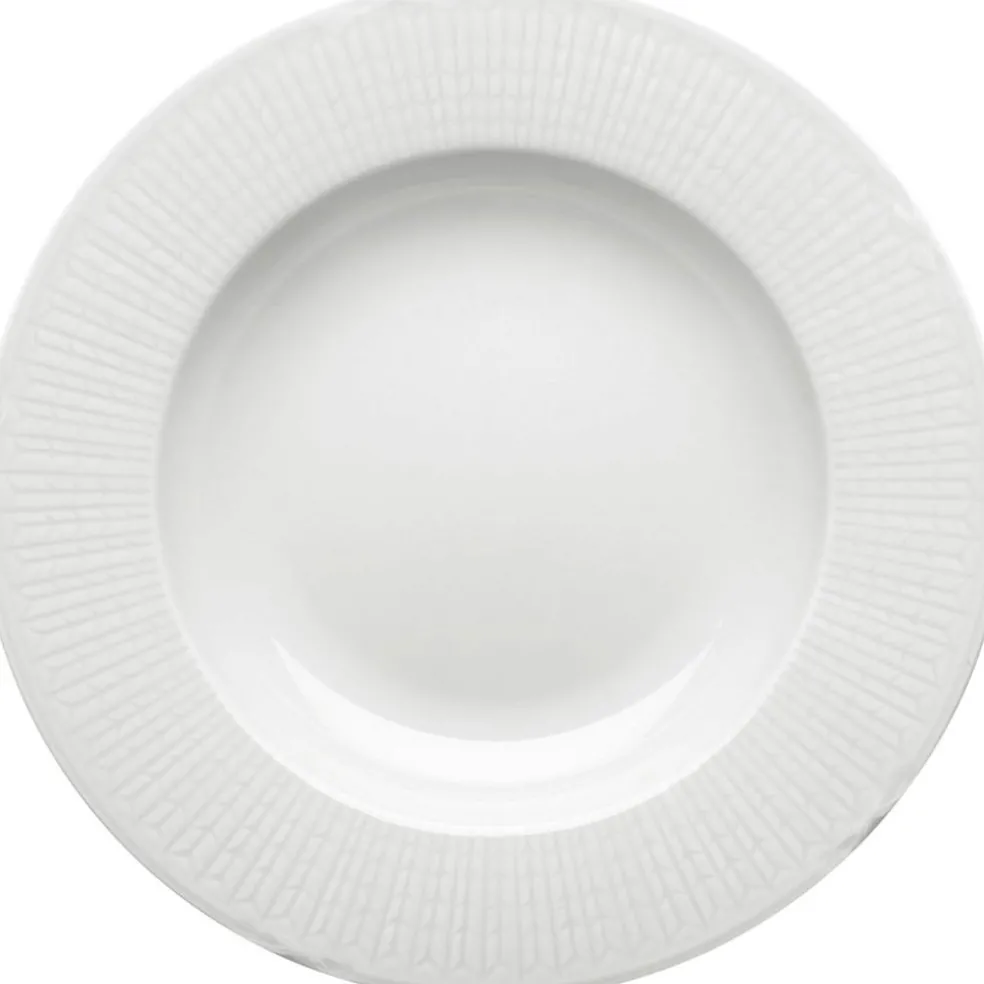 Swedish Grace Deep Plate 25 cm, Snow (White)